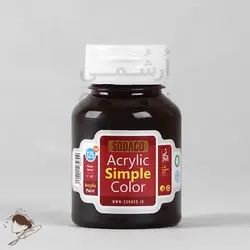 رنگ اکریلیک ساده سوداکو قهوه ای کد 303