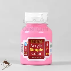 رنگ اکریلیک ساده سوداکو صورتی کد 394