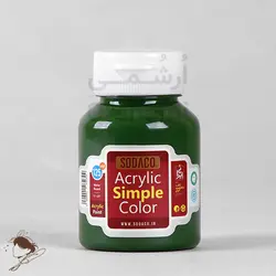 رنگ اکریلیک ساده سوداکو سبز کد 337
