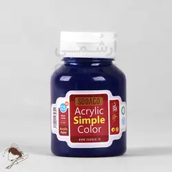 رنگ اکریلیک ساده سوداکو سرمه ای کد 322