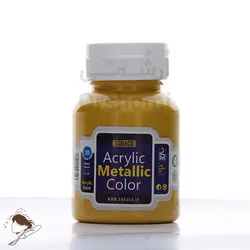 رنگ اکریلیک متالیک سوداکو زرد طلایی کد 282