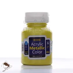 رنگ اکریلیک متالیک سوداکو لیمویی کد 207