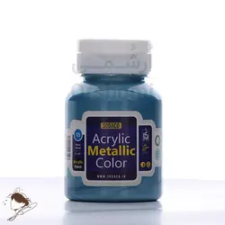 رنگ اکریلیک متالیک سوداکو نقره آبی کد 285