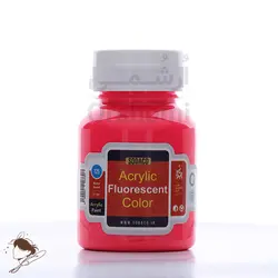 رنگ اکریلیک فلورسنت سوداکو قرمز کد 738