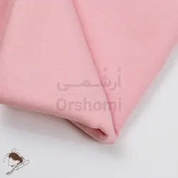 پارچه 24 کانت گونی بافت نیدل پانچ و گلدوزی ابعاد 100x150cm رنگ صورتی
