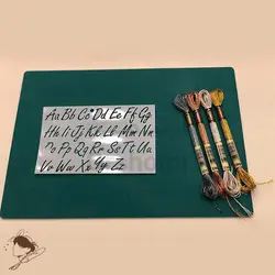 شابلون حروف انگلیسی گلدوزی و شماره دوزی سایز 15x10