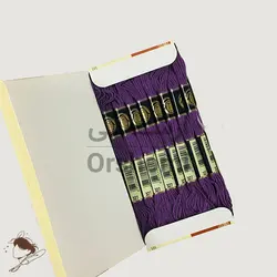 نخ نیدل پانچ و گلدوزی پنگوئن بنفش کد 327