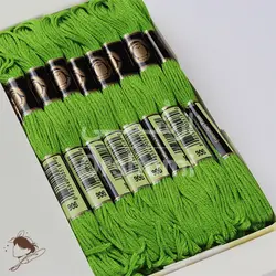 نخ نیدل پانچ و گلدوزی پنگوئن سبز کد 906