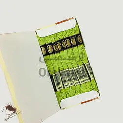 نخ نیدل پانچ و گلدوزی پنگوئن سبز کد 907