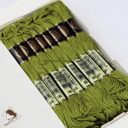 نخ گلدوزی پنگوئن کد 580 زیتونی