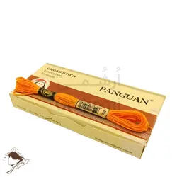 نخ نیدل پانچ و گلدوزی پنگوئن نارنجی کد 740