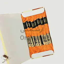 نخ نیدل پانچ و گلدوزی پنگوئن نارنجی کد 740