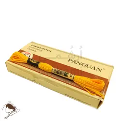 نخ نیدل پانچ و گلدوزی پنگوئن زرد نارنجی کد 972