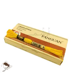 نخ نیدل پانچ و گلدوزی پنگوئن زرد کد 444