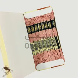 نخ نیدل پانچ و گلدوزی پنگوئن صورتی کد 152