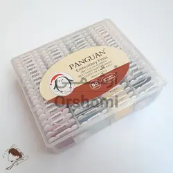 نخ نیدل پانچ و گلدوزی پنگوئن بسته 80 عددی بوبین دار