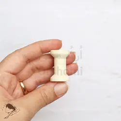 قرقره چوبی نخ سایز 4 مناسب بوبین چوبی گلدوزی