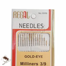 سوزن خیاطی دستی رگال مدل 3/9 بسته 16 عددی