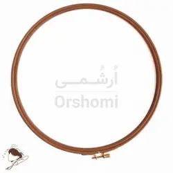 کارگاه چوبی نیدل پانچ و گلدوزی پنگوئن قطر 32 سانتی متر