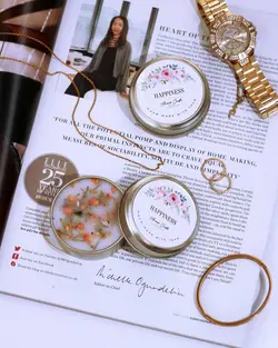 شمع معطر فانتزی طلایی