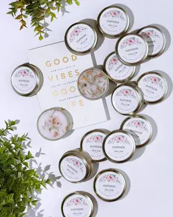 شمع معطر فانتزی طلایی