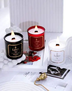 شمع معطر لوکس قرمز