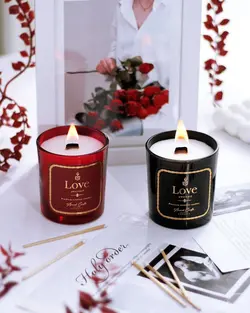 شمع معطر لوکس قرمز