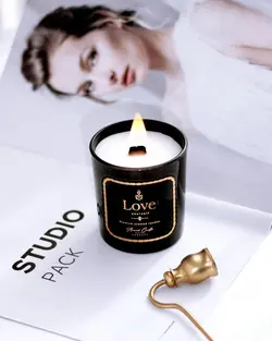 شمع معطر لوکس مشکی