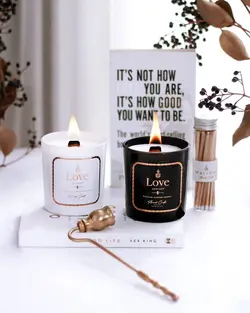 شمع معطر لوکس مشکی