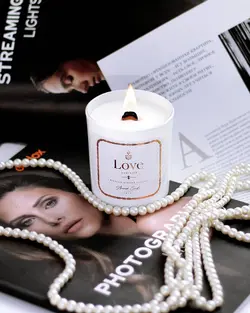شمع معطر لوکس سفید