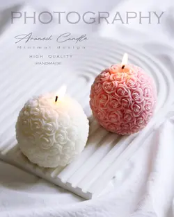 گیفت شمع توپ گل