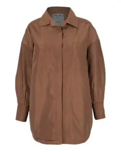 کاپشن کوتاه زنانه آجری ماسی