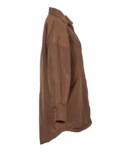 کاپشن کوتاه زنانه آجری ماسی