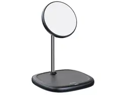 استند شارژر وایرلس بیسوس Baseus Swan Magnetic Desktop Bracket Wireless Charger