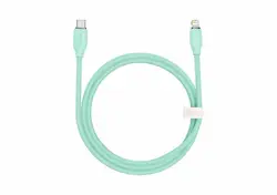 کابل تایپ‌سی به لایتنینگ شارژ سریع و انتقال دیتا بیسوس Baseus CAGD020103 Jelly Liquid Silica Gel Type-C to iP Fast Charging Data Cable 20W 2m
