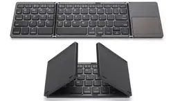 کیبورد بلوتوث تاشو با تاچ پد Foldable Bluetooth Keyboard With Touch Pad B033