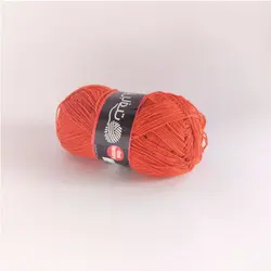 کاموا اکریل بافت نارنجی آجری