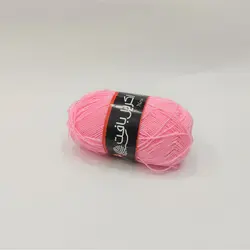 کاموا اکریل بافت صورتی روشن