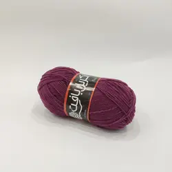 کاموا اکریل بافت بادمجونی