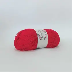 کاموا اکریل تاب قرمز روشن کد 117