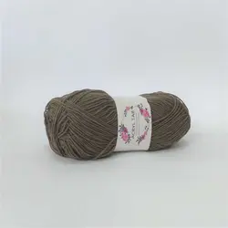 کاموا اکریل تاب قهوه ای گردویی کد 26