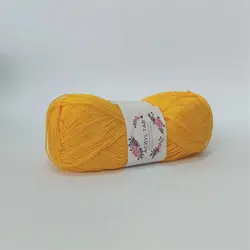 کاموا اکریل تاب زرد تیره کد 38