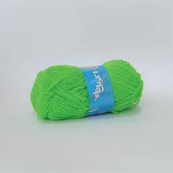 کاموا اکریل تاب سبز فسفری کد 148