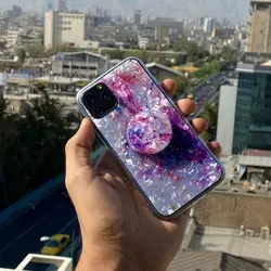 کاور مدل رزین به همراه پاپ سوکت مناسب برای گوشی موبایل اپل iPhone X / XS