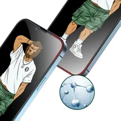 گلس 3D Silicone Plus گرین لاین مناسب برای گوشی موبایل اپل مدل iPhone XS Max / 11 Pro Max