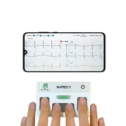 دستگاه ثبت نوار قلب شش لید زیستل (ECG) مدل N-PEC1