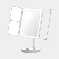 آینه آرایشی شیائومی Xiaomi Jordan And Judy NV536 LED Counter Vanity Mirror-Foldable دارای LED