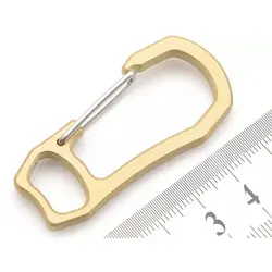 جاکلیدی برنجی طلایی رنگ Brass car key chain mini portable men's