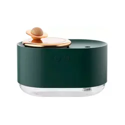 رطوبت ساز و چراغ خواب شارژی قابل حمل Rotating Planet Humidifier Car Mute Spray Humidification
