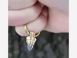 چاقوی آنباکسینگ و دربازکن بطری چندکاره برنجی Brass multi-functional knife